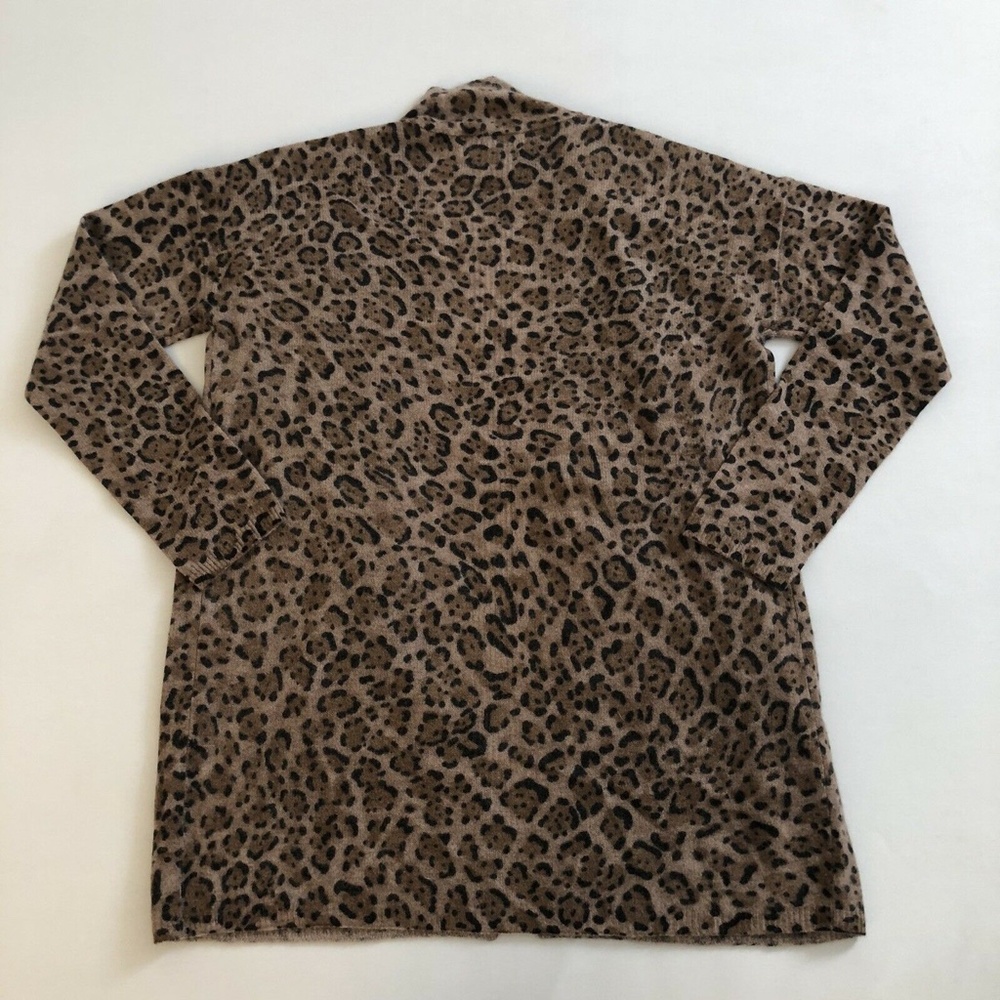 M Magaschoni Women's Leopard Cashmere Cardigan - Picture 6 of 6